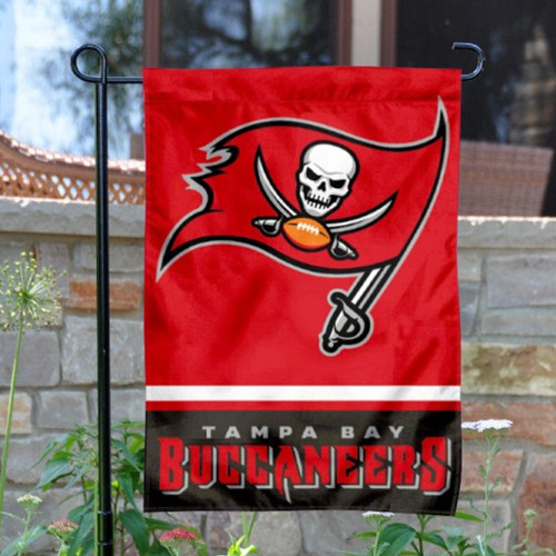 Tampa Bay Buccaneerrs Double-Sided Garden Flag 001 (Pls Check Description For Details)